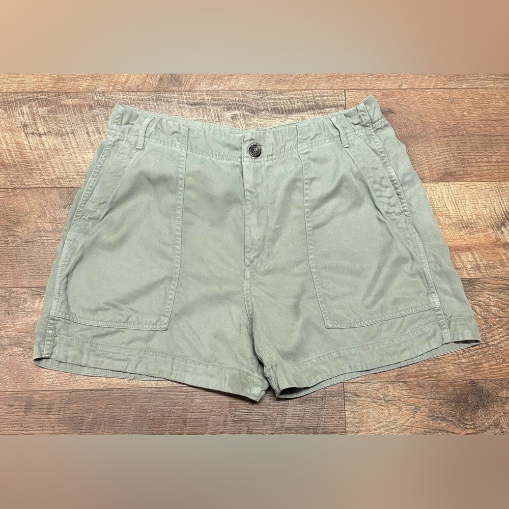 NWOT Everlane 100% Tencel Lyocell Soft Olive Shorts Size 14